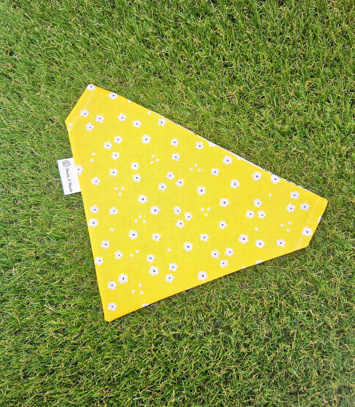 Green Floral Pet Bandana