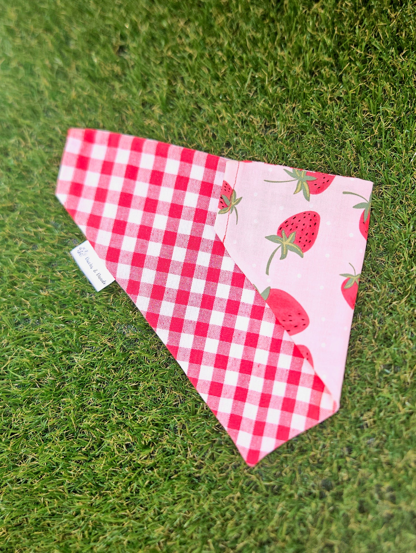 Strawberry Pet Bandana