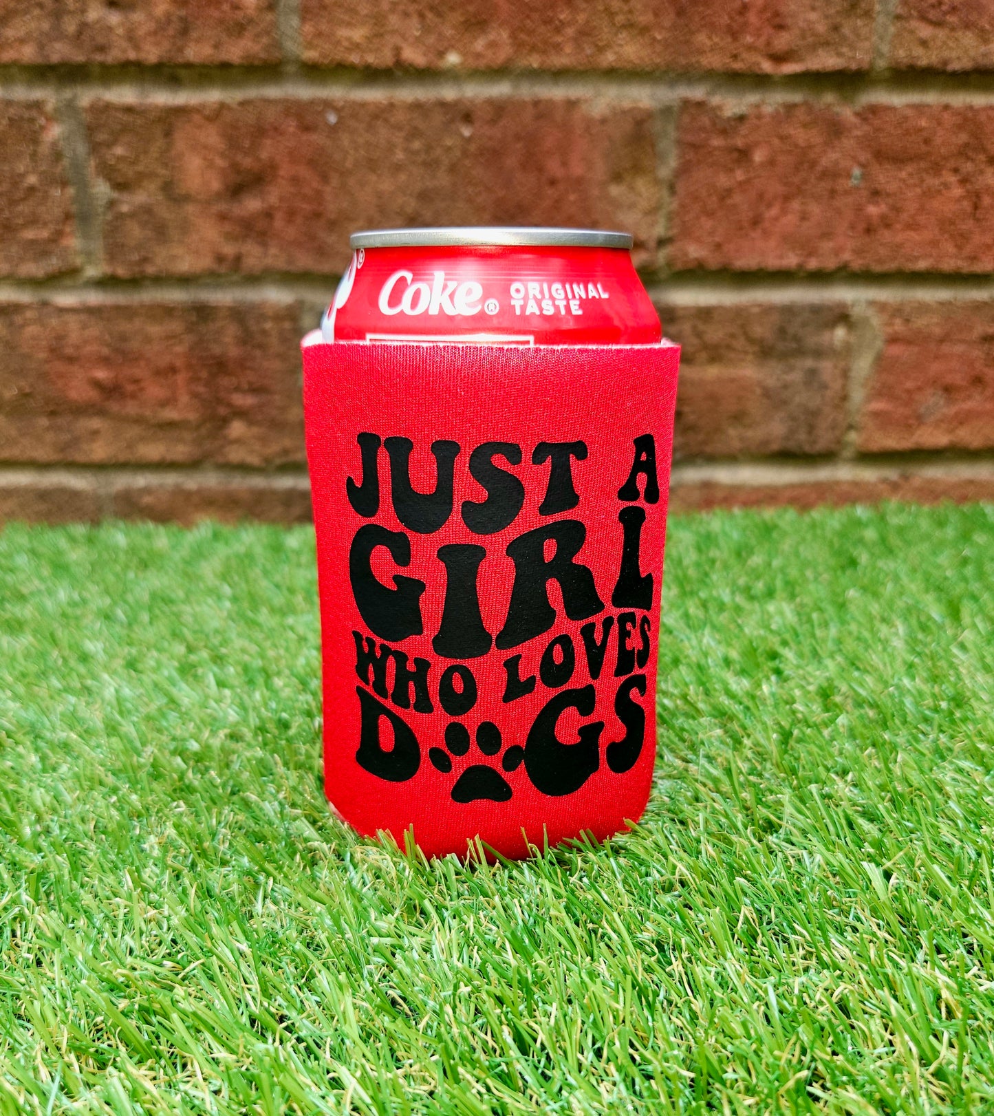 Just A Girl Who Loves Dogs Koozie