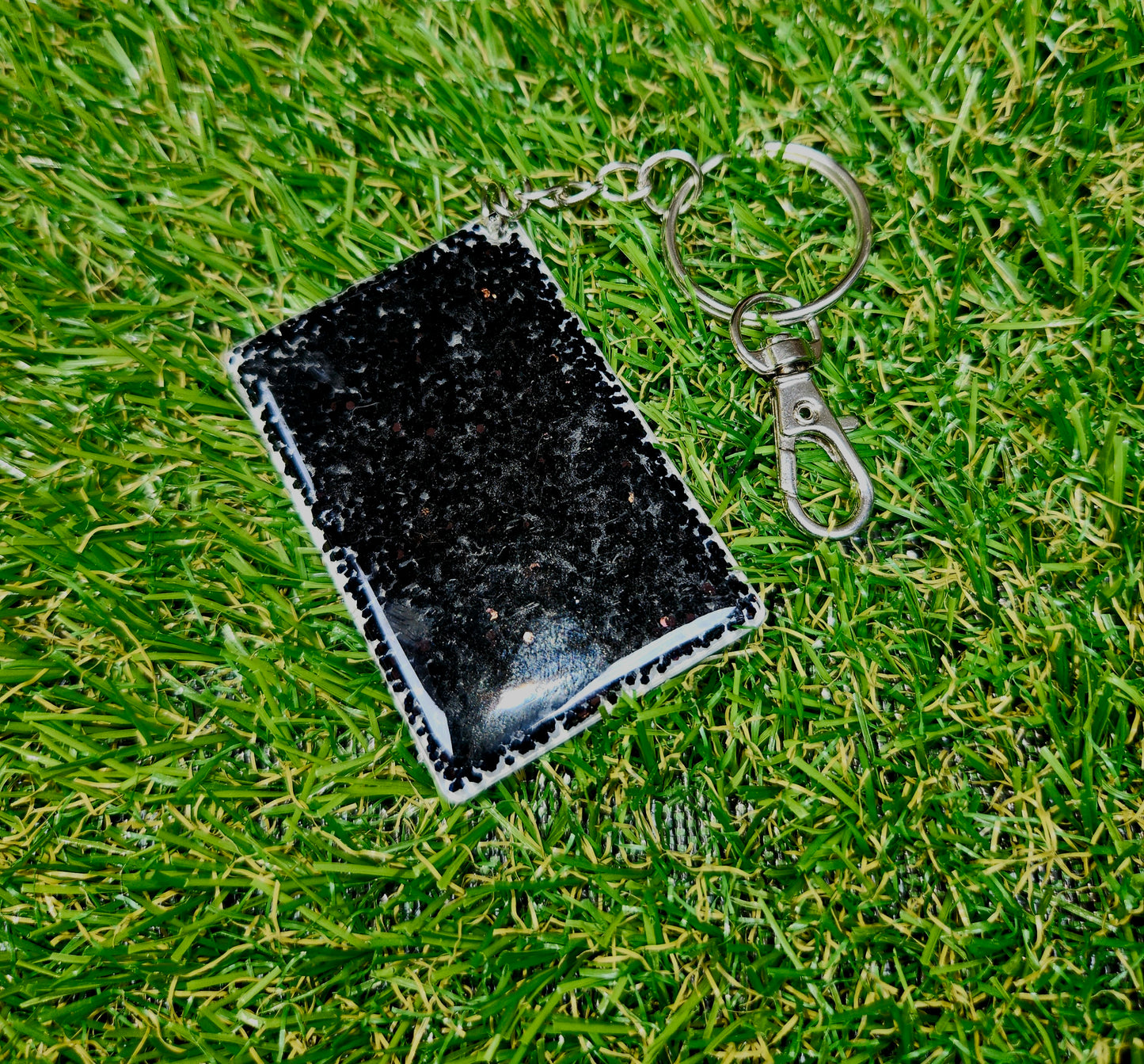 Dog Mom Smiley Keychain