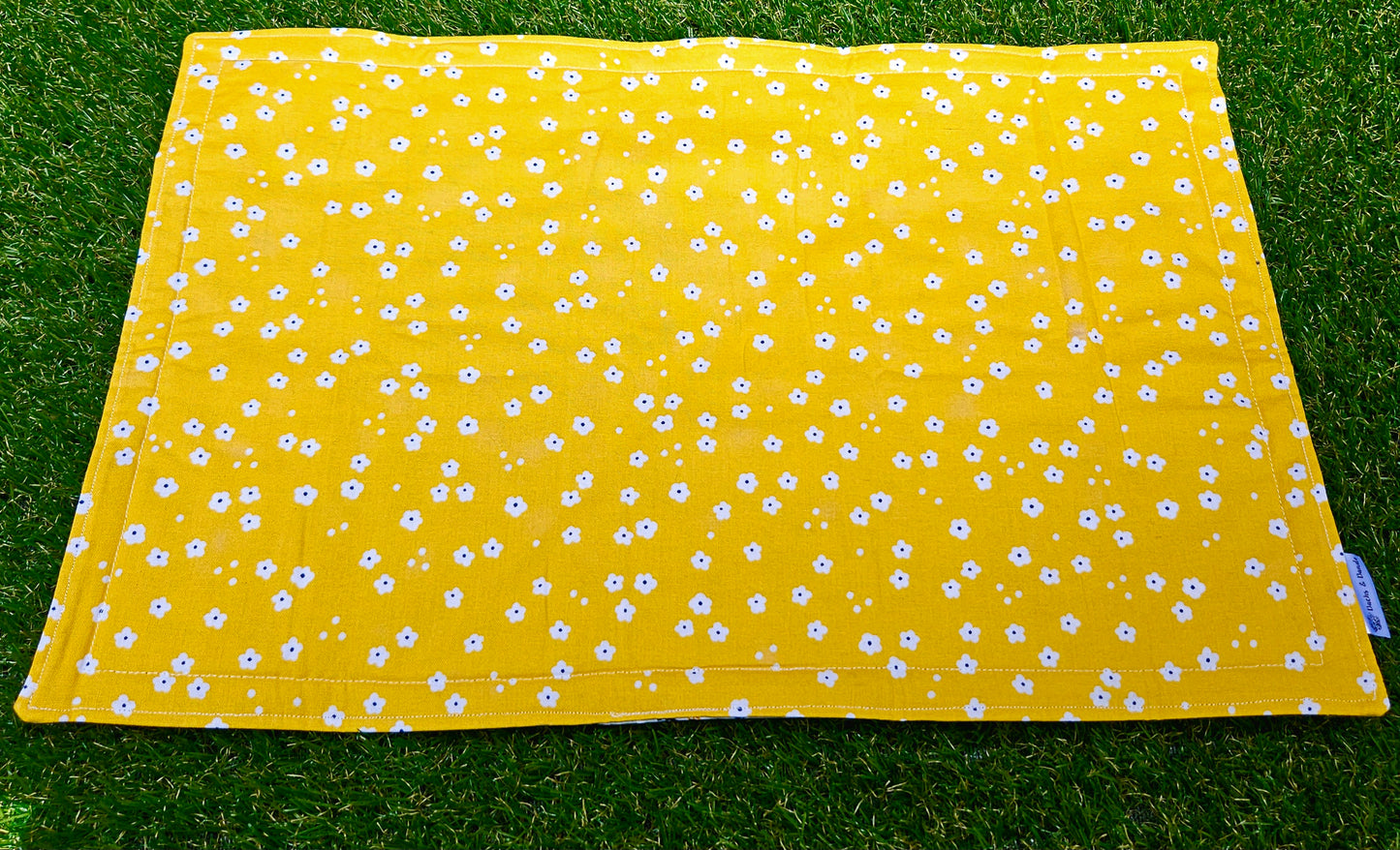 Green Floral Pet Placemat