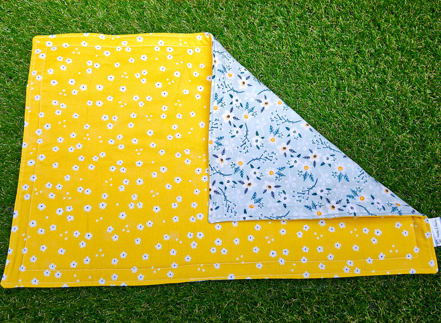 Green Floral Pet Placemat