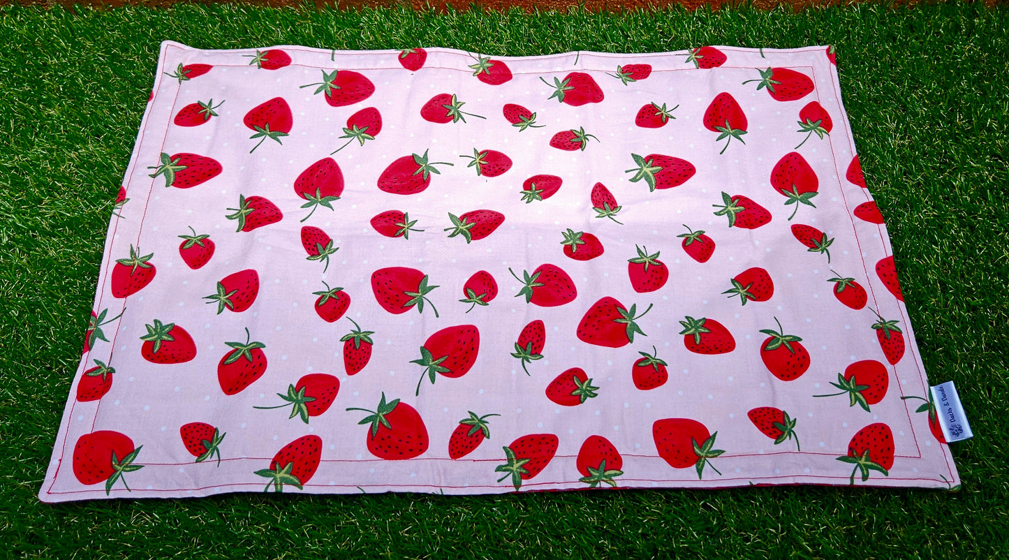 Strawberry Pet Placemat