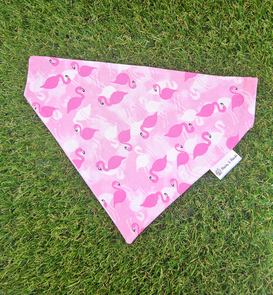 Pink Flamingo Pet Bandana