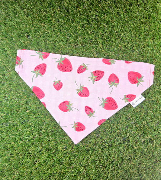 Strawberry Pet Bandana