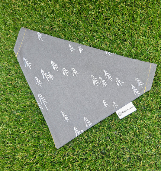 Gray Tree Pet Bandana