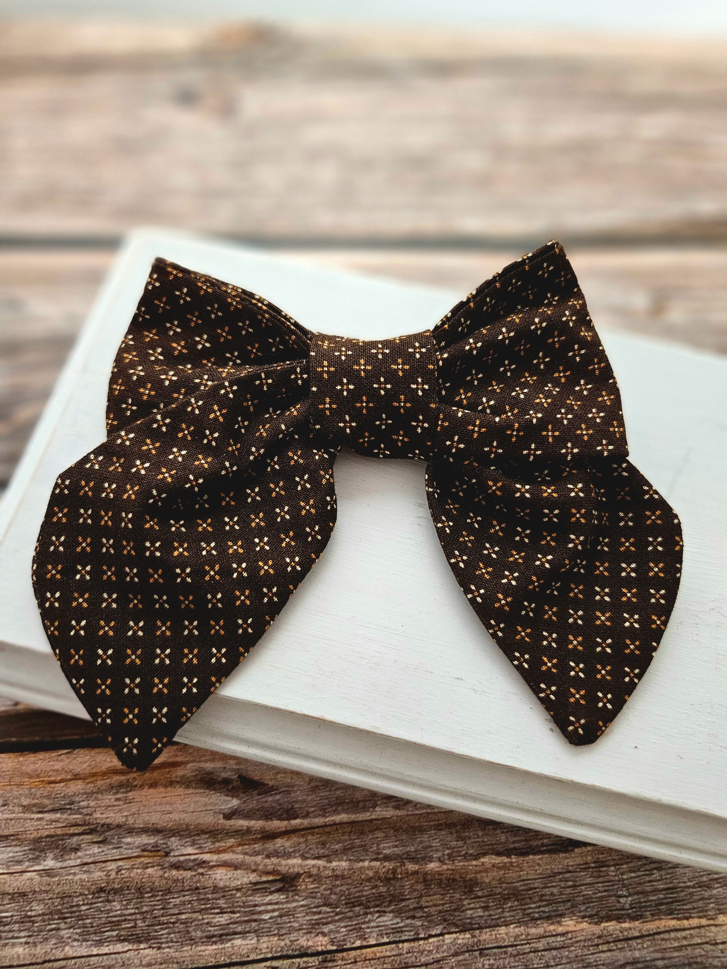 Brown Sailor Bow