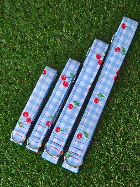 Cherry Gingham Collar