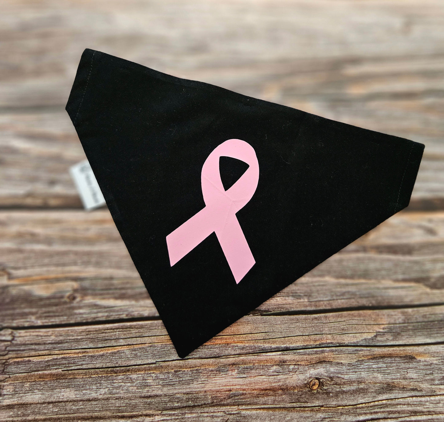 Pink and Black Breast Cancer Awareness Bandana