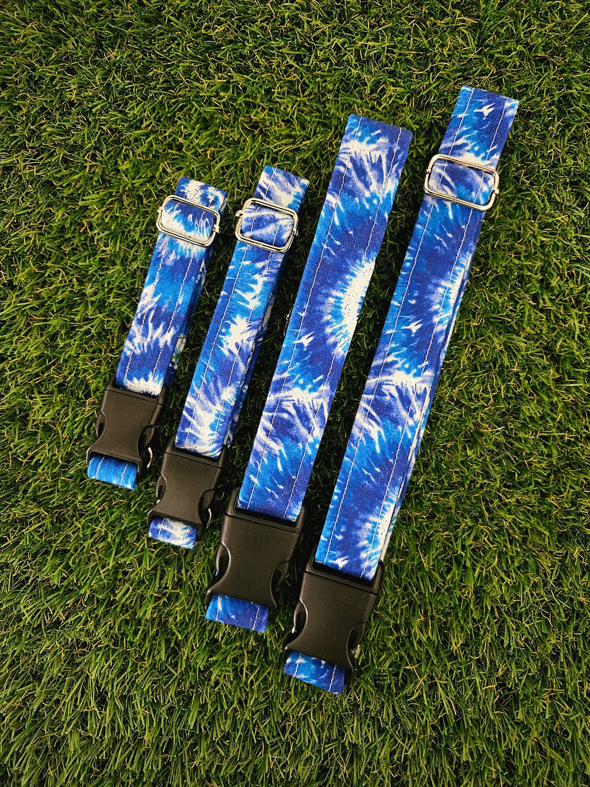 Blue Tie Dye Collar